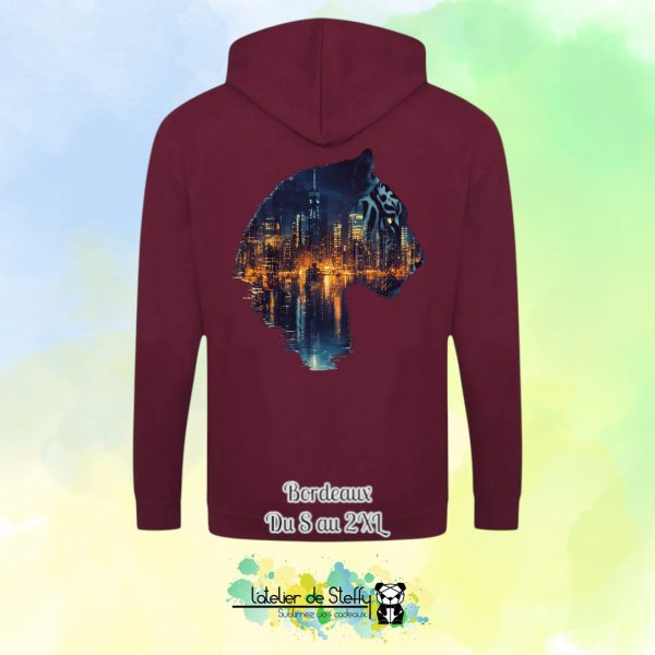Veste sweat capuche Tof - Tigre nocturne – Image 9