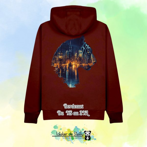 Veste sweat capuche Cath - Tigre nocturne – Image 12