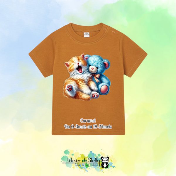 Tee shirt Speedouille - Chaton et ourson – Image 7