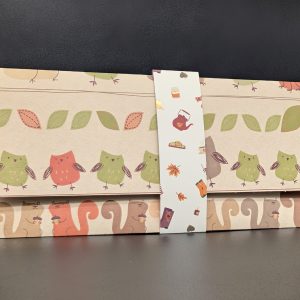 Pochette cadeau - Chouette automne