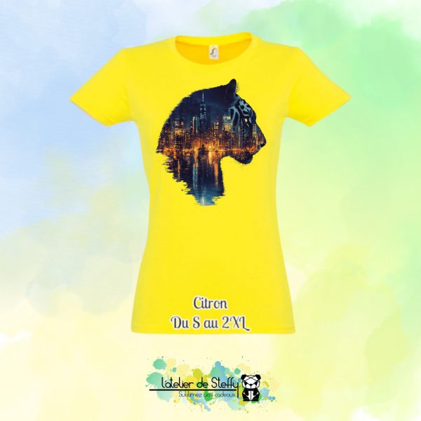 Tee shirt Steffy - Tigre nocturne – Image 9