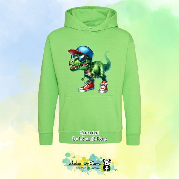 Sweat capuche Noah - T-rex cool – Image 14