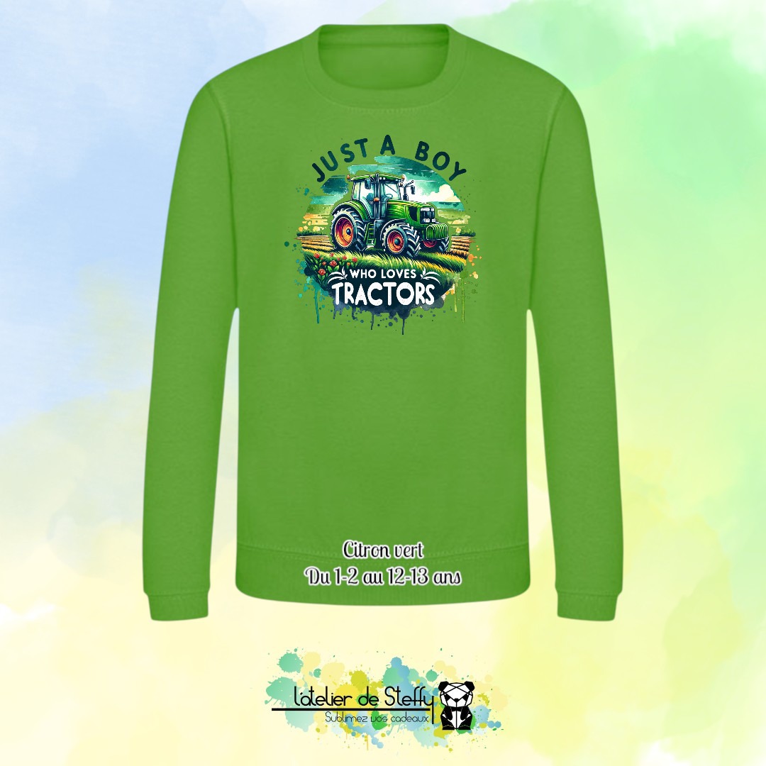 Sweat col rond Lyzo - Fan de tracteurs – Image 11