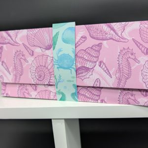 Pochette cadeau - Coquillages roses