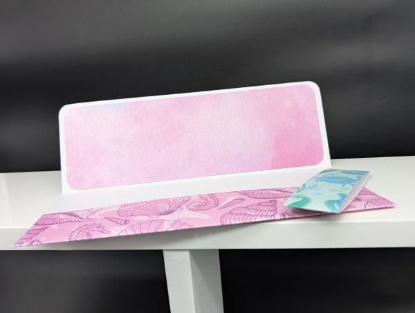 Pochette cadeau - Coquillages roses – Image 2
