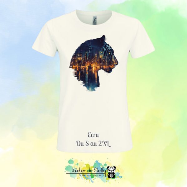 Tee shirt Steffy - Tigre nocturne – Image 11