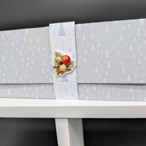Pochette cadeau - Forêt enneigée