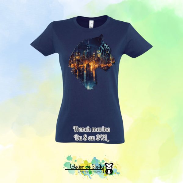 Tee shirt Steffy - Tigre nocturne – Image 13