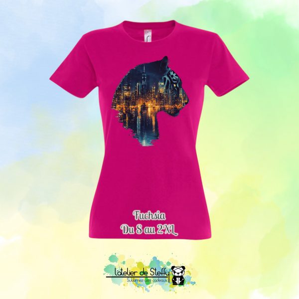 Tee shirt Steffy - Tigre nocturne – Image 14