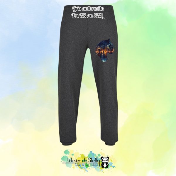 Pantalon jogging Isa - Tigre nocturne – Image 5