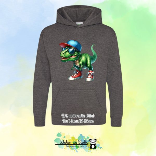Sweat capuche Noah - T-rex cool – Image 15