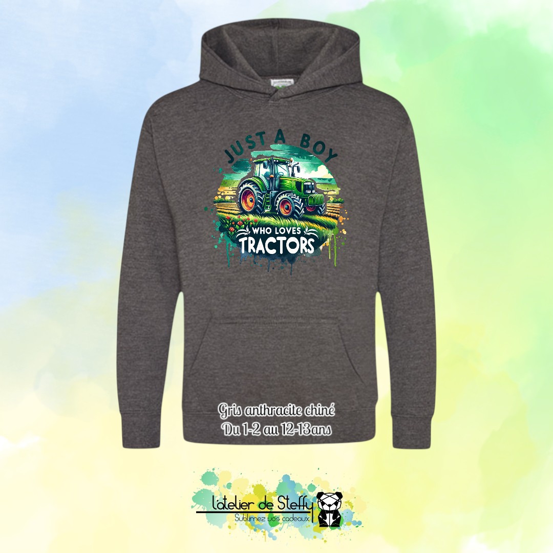 Sweat capuche Noah - Fan de tracteurs – Image 15