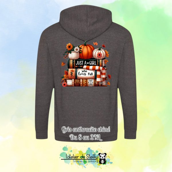 Veste sweat capuche Tof - Amour d'automne – Image 10