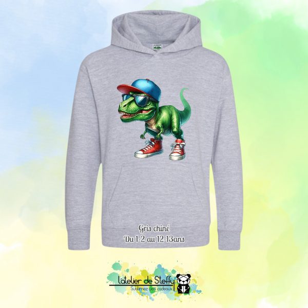 Sweat capuche Noah - T-rex cool – Image 16