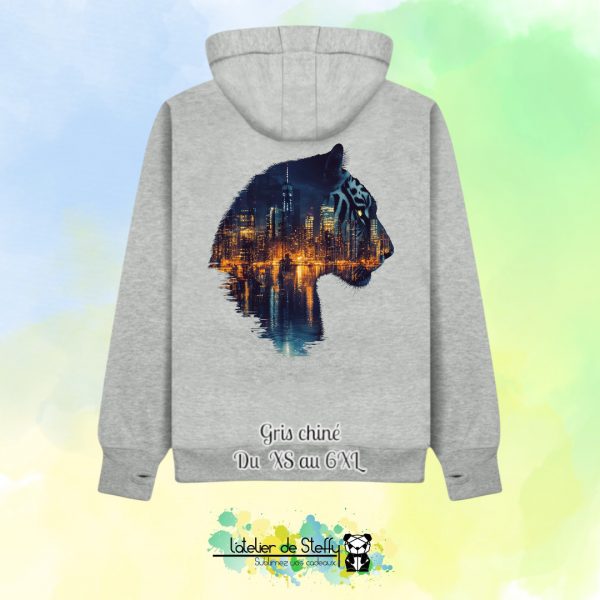 Veste sweat capuche Cath - Tigre nocturne – Image 15