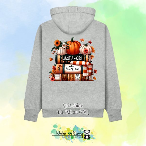 Veste sweat capuche Cath - Amour d'automne – Image 15