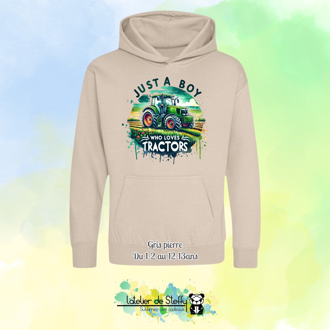 Sweat capuche Noah - Fan de tracteurs – Image 18