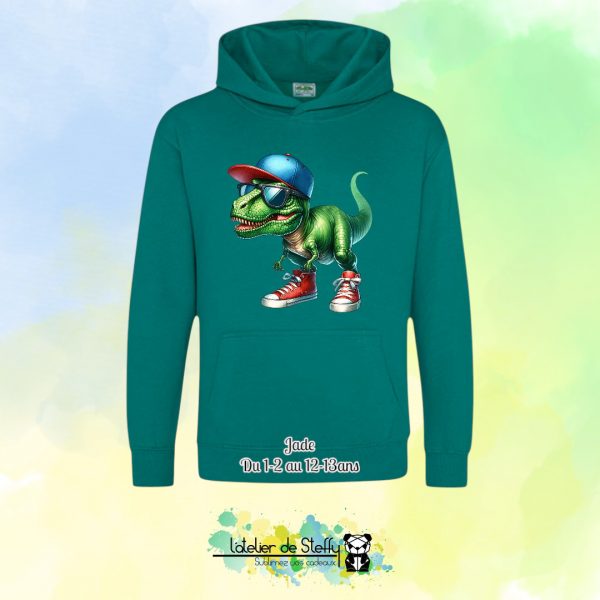 Sweat capuche Noah - T-rex cool – Image 20
