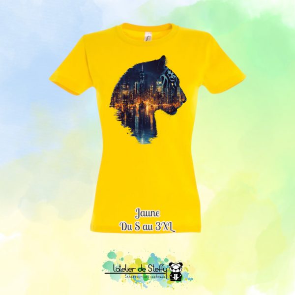 Tee shirt Steffy - Tigre nocturne – Image 18