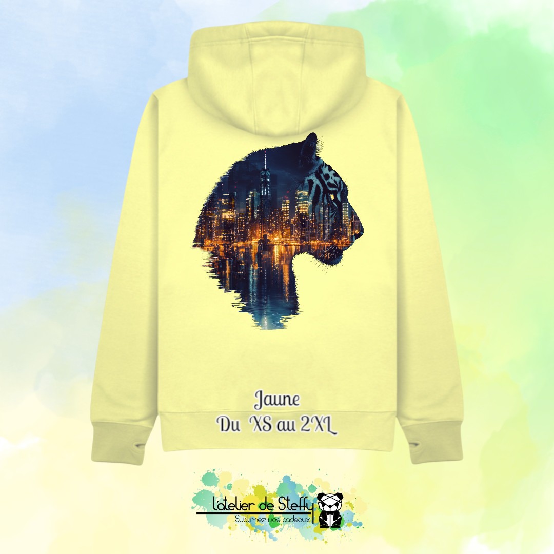 Sweat capuche JP - Tigre nocturne – Image 16