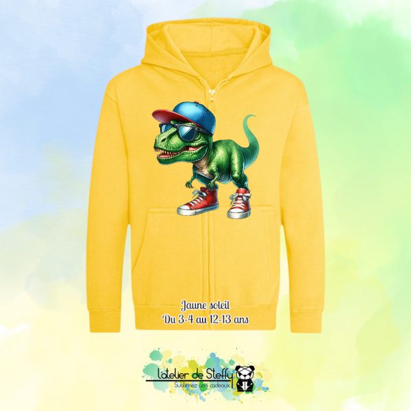Veste sweat capuche Lou - T-rex cool – Image 9