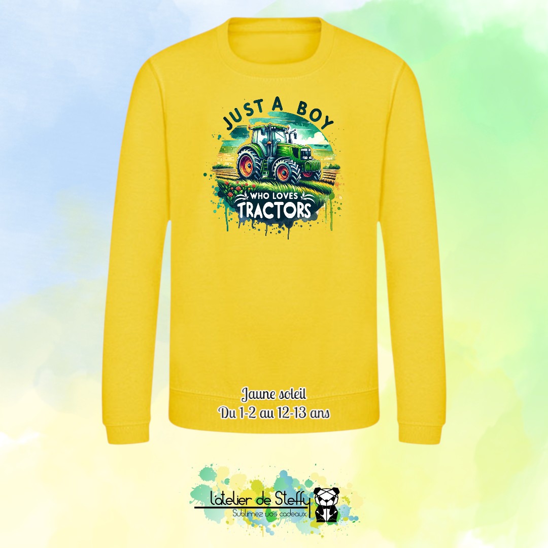 Sweat col rond Lyzo - Fan de tracteurs – Image 15