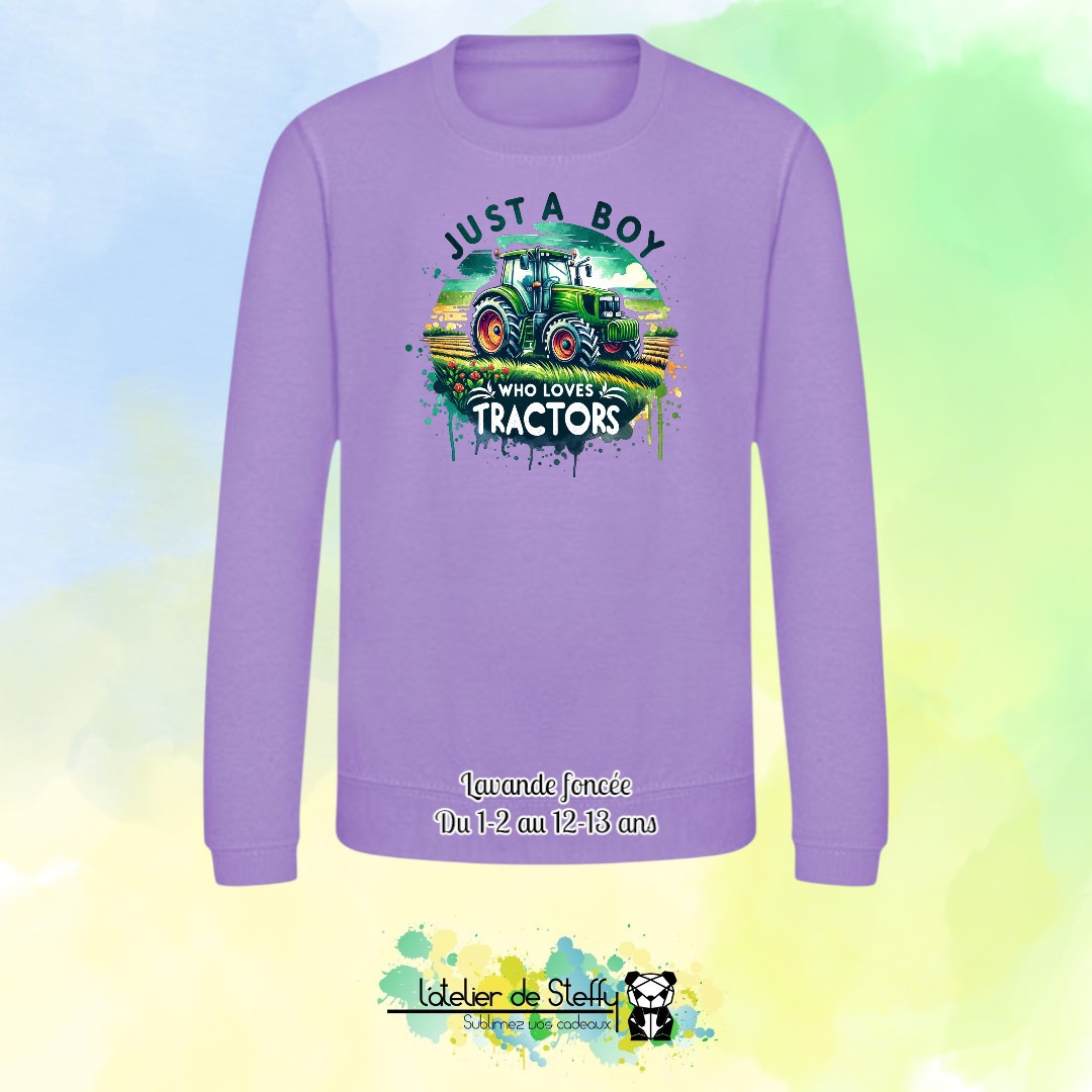 Sweat col rond Lyzo - Fan de tracteurs – Image 16