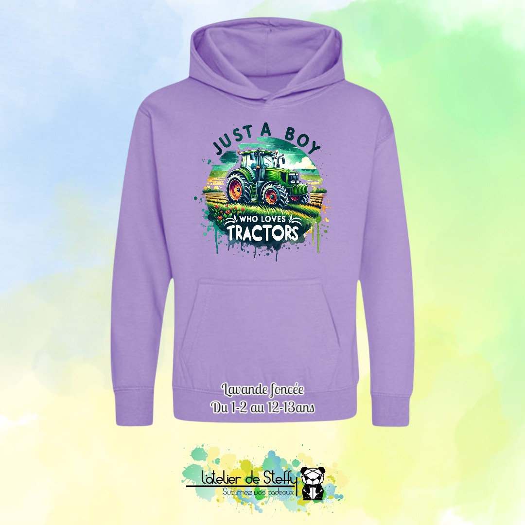Sweat capuche Noah - Fan de tracteurs – Image 23