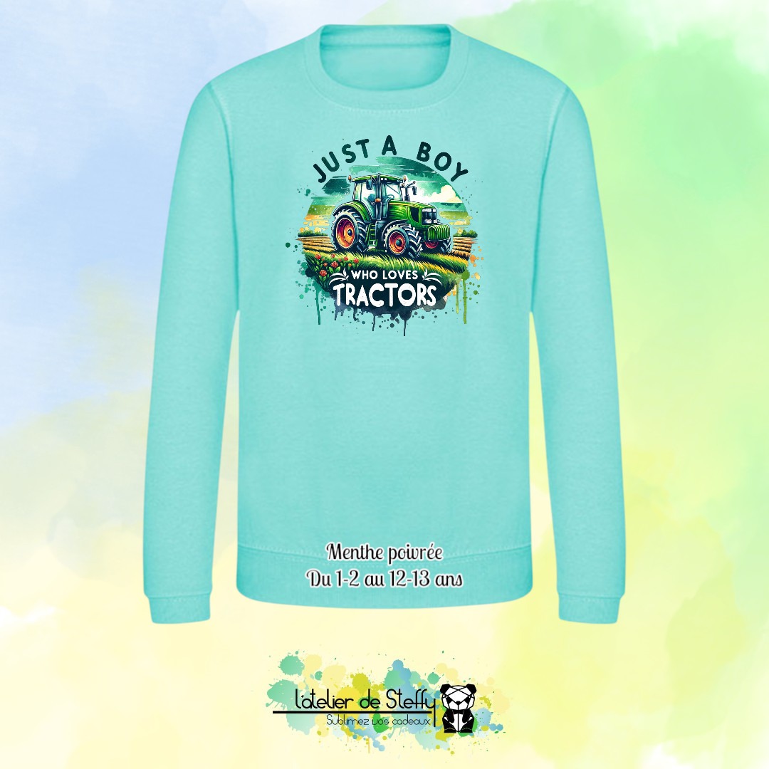 Sweat col rond Lyzo - Fan de tracteurs – Image 17