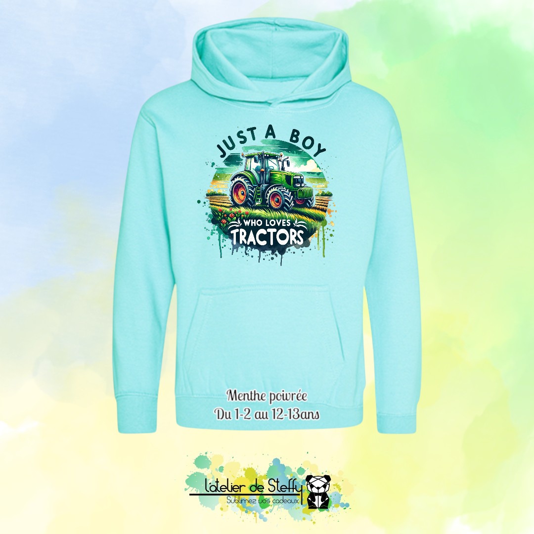 Sweat capuche Noah - Fan de tracteurs – Image 25