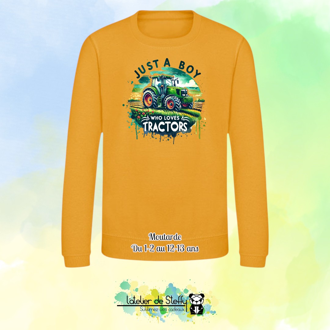 Sweat col rond Lyzo - Fan de tracteurs – Image 18