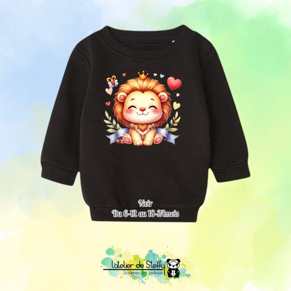Sweat col rond Choupinou - Lionceau kawaii – Image 5
