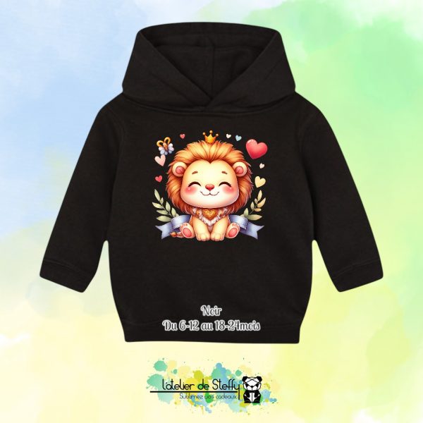 Sweat capuche Boudchou - Lionceau kawaii – Image 5