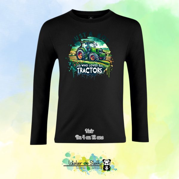 Tee shirt manches longues Ethan - Fan de tracteurs – Image 5