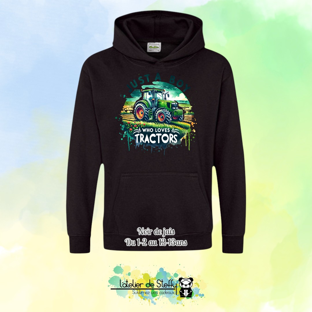Sweat capuche Noah - Fan de tracteurs – Image 26