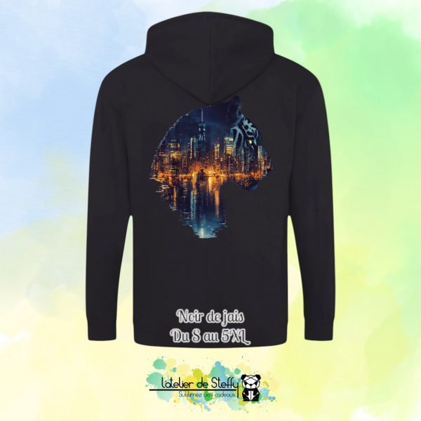 Veste sweat capuche Tof - Tigre nocturne – Image 17
