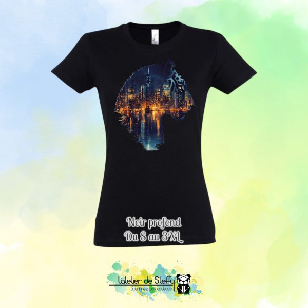 Tee shirt Steffy - Tigre nocturne – Image 21