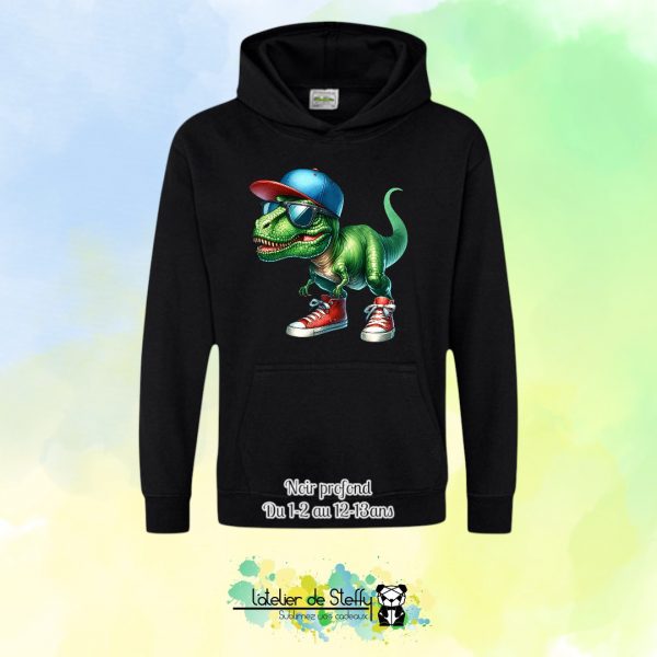 Sweat capuche Noah - T-rex cool – Image 28