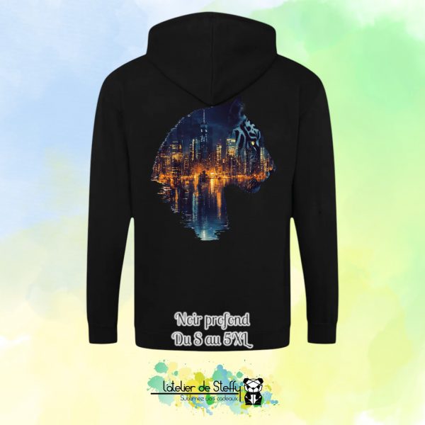 Veste sweat capuche Tof - Tigre nocturne – Image 19
