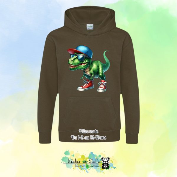 Sweat capuche Noah - T-rex cool – Image 29