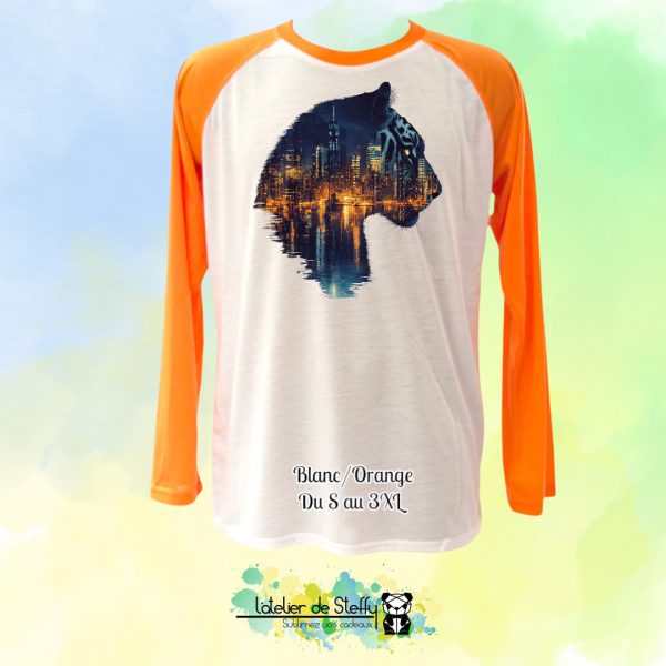 Tee shirt manches longues Adam - Tigre nocturne – Image 7