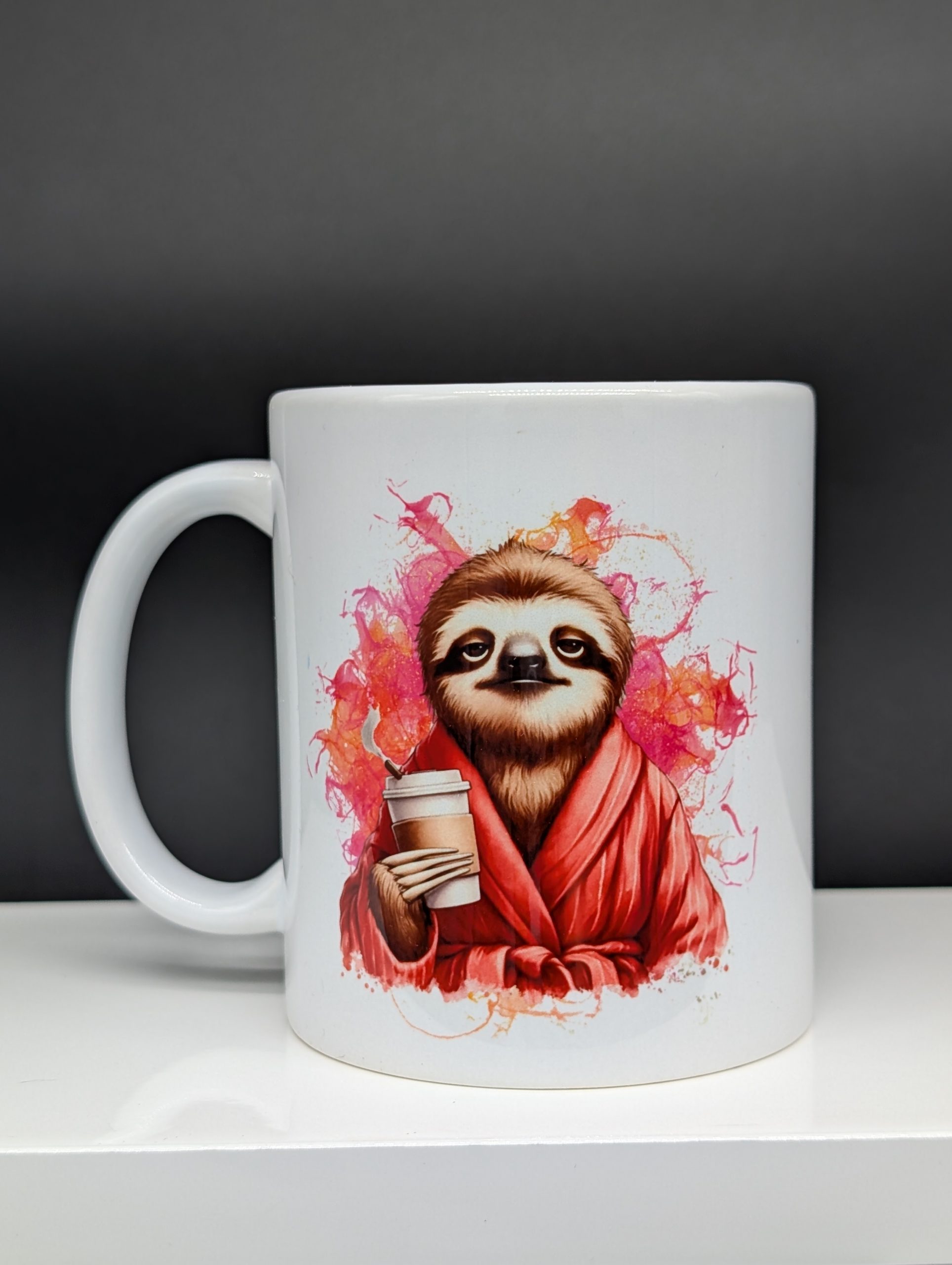 Mug blanc - Paresseux