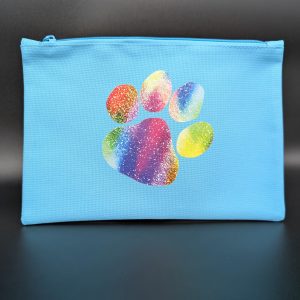 Pochette/trousse - Patoune multicolore