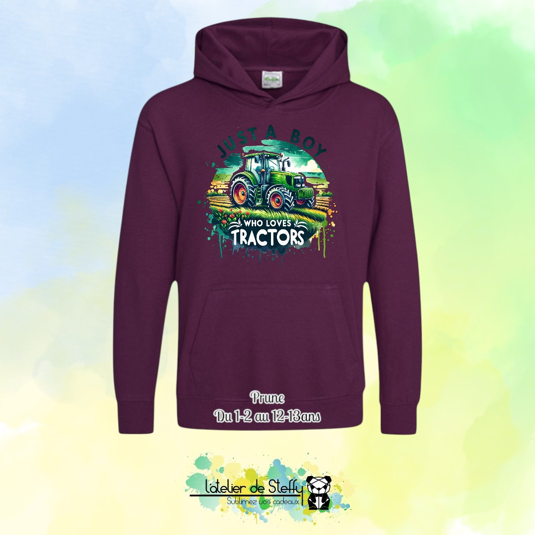 Sweat capuche Noah - Fan de tracteurs – Image 31