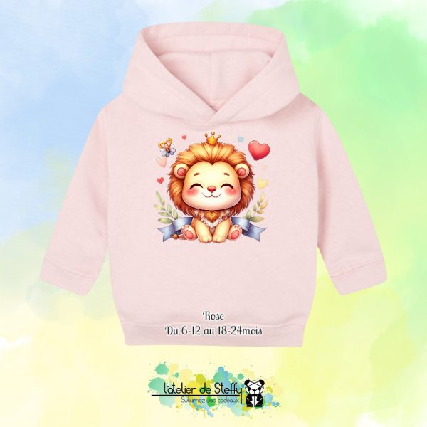 Sweat capuche Boudchou - Lionceau kawaii – Image 6
