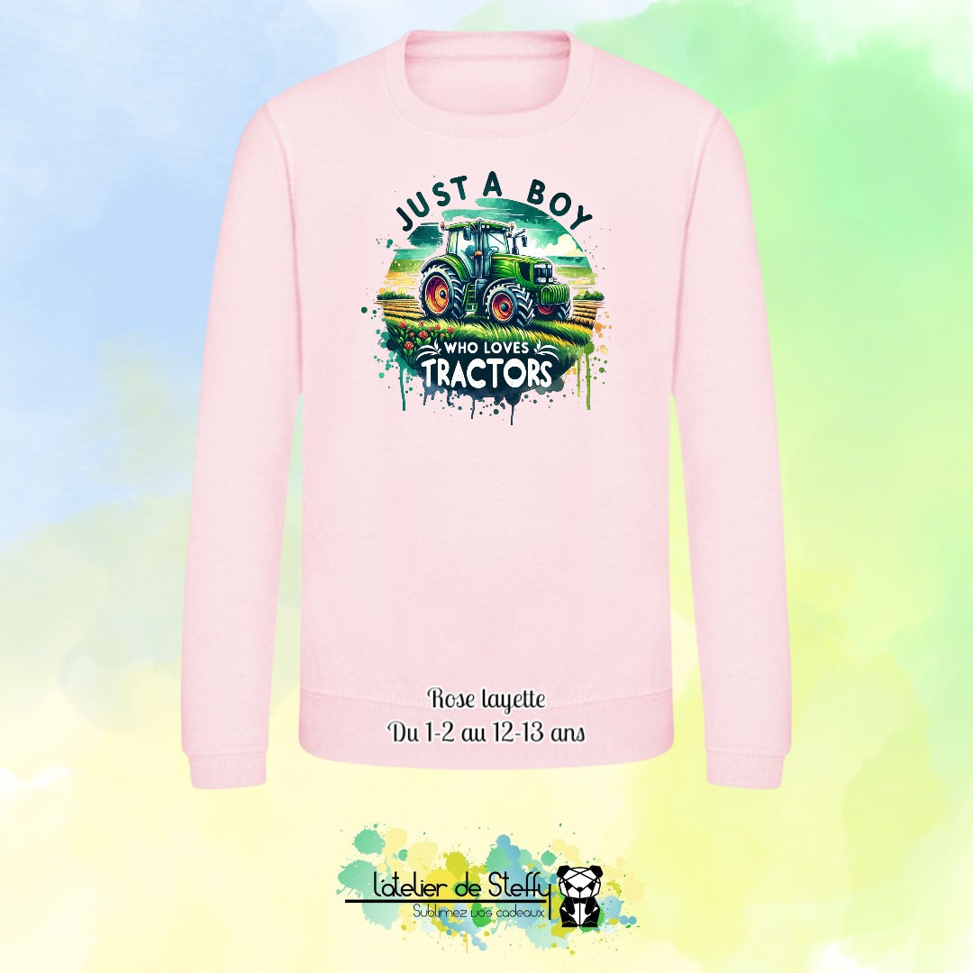 Sweat col rond Lyzo - Fan de tracteurs – Image 21