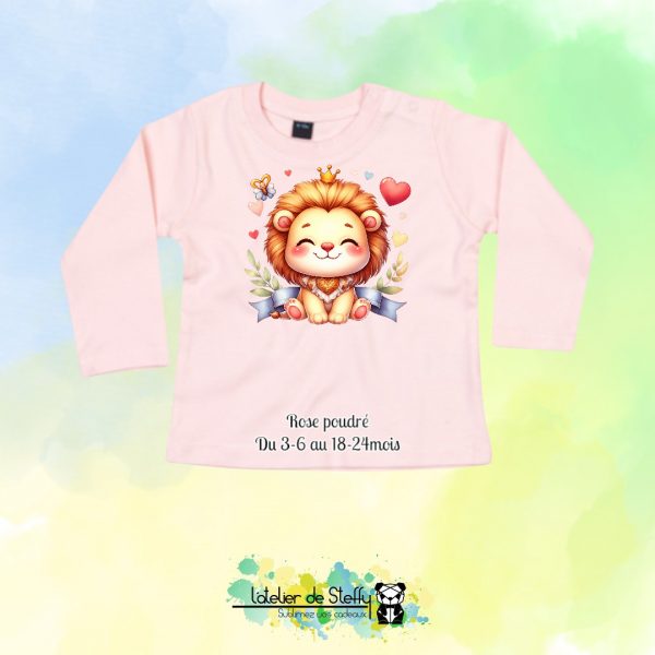 Tee shirt manches longues Bibouille - Lionceau kawaii – Image 7