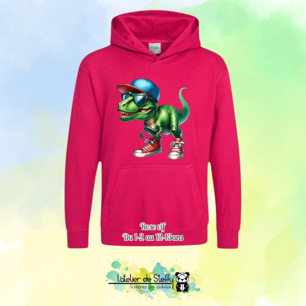 Sweat capuche Noah - T-rex cool – Image 34