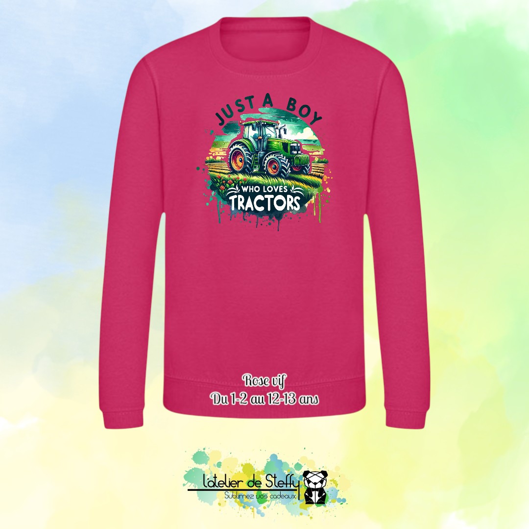 Sweat col rond Lyzo - Fan de tracteurs – Image 22