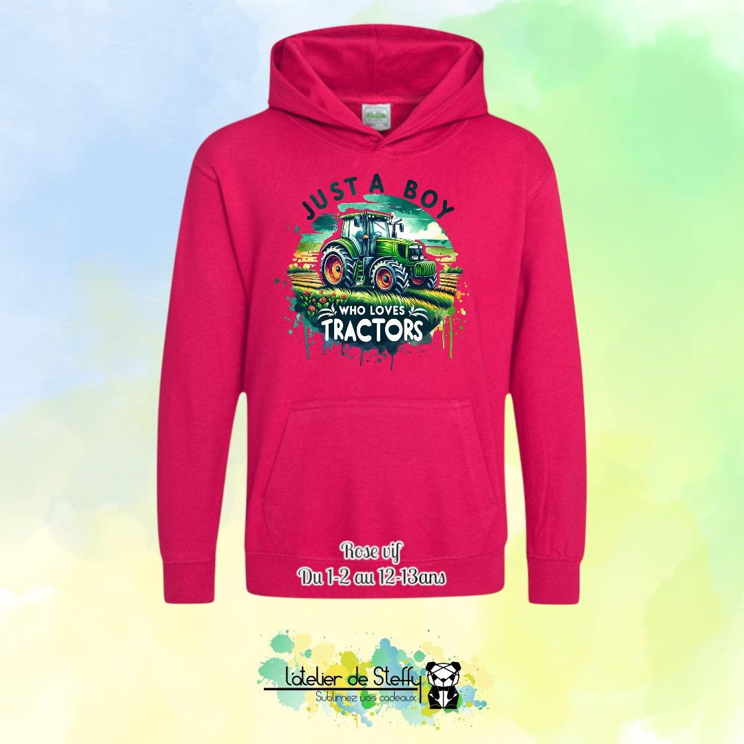 Sweat capuche Noah - Fan de tracteurs – Image 34